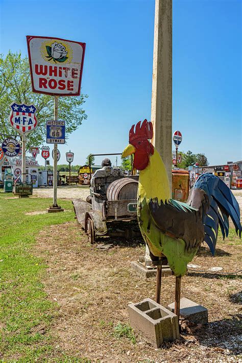 Old Route 66 Signs Photograph by Leslie Thompson - Fine Art America