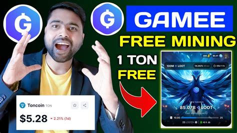 Ton Free Gamee Token Free Mining Earn Free Gamee Loot Airdrop