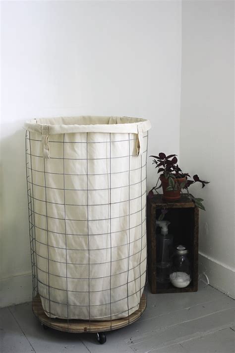 Diy Wire Laundry Hamper The Merrythought