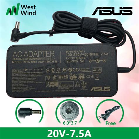 Asus Laptop Charger Adapter 20v 75a 150w Mcp For Strix G531gt Bi7n6 G731gt G731gt Au016t Adp