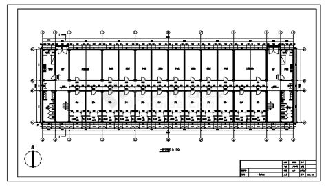 5000平米五层框架结构教师公寓楼建施cad图含计算书，共八张框架结构土木在线