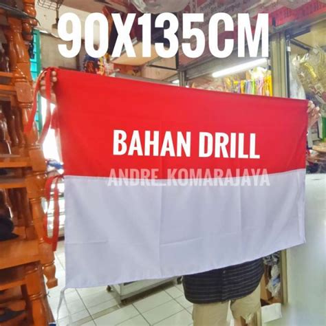 Promo Bendera Merah Putih X Bahan Drill Terbaik Diskon Di