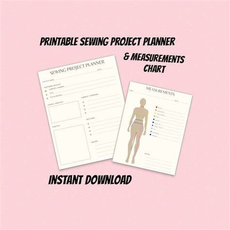 Sewing Planner Etsy