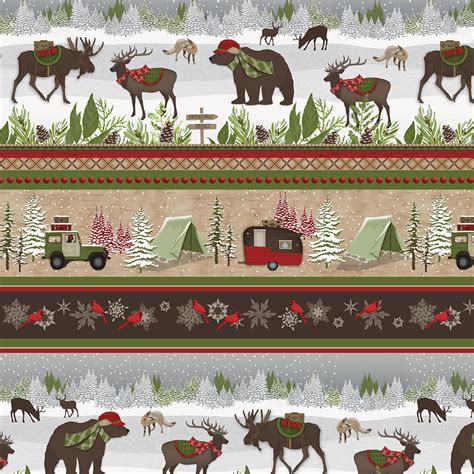 Henry Glass Woodland Haven Flannel F1742 33 703081196159