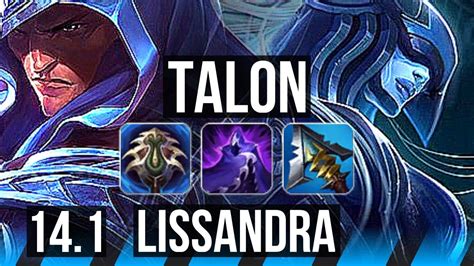 Talon Vs Lissandra Mid Comeback Games Solo Kills