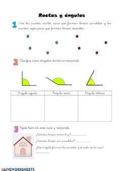 Rectas Y Ngulos Idioma Espa Ol O Castellano Curso Nivel