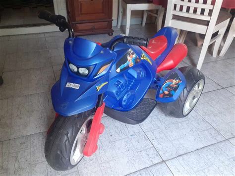 Moto El Trica Bandeirantes Azul Brinquedo Bandeirante Usado