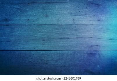 Blue Vintage Wood Texture Table Background Stock Photo 2246801789