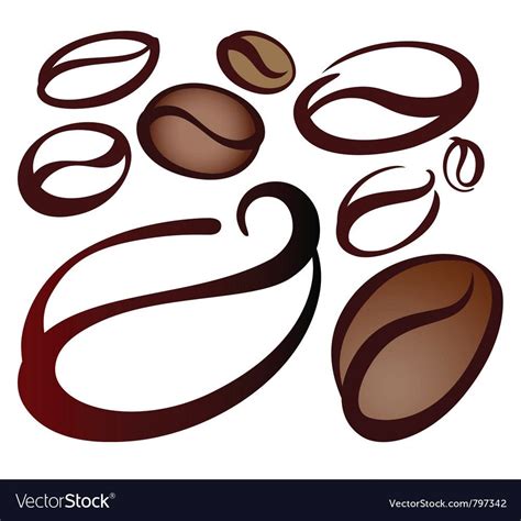 Free 123 Silhouette Coffee Bean Svg SVG PNG EPS DXF File