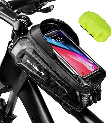 Amazon ROCKBROS Bike Bicycle Phone Front Frame Bag Waterproof