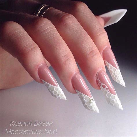 форма ногтей миндаль френч - uniformcustomize