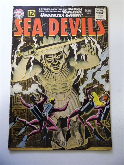 Sea Devils Fn Condition Comic Books Silver Age Dc