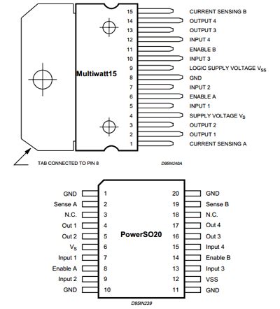 L298N Datasheet PDF - DUAL FULL-BRIDGE DRIVER - ST