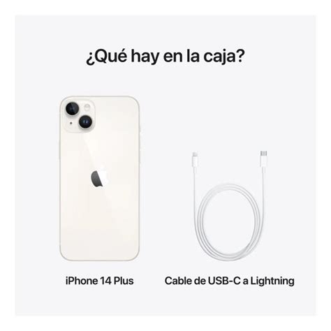 Apple iPhone 14 Plus 256 GB Blanco estelar Envío gratis