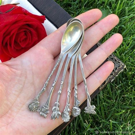 Винтаж: Старинная ложечка для кофе купить в интернет-магазине Ярмарка ...