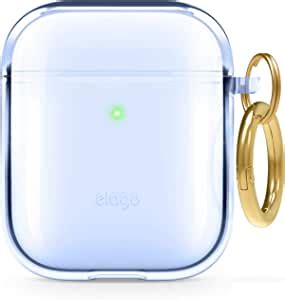 Amazon Elago Clear Airpods Case With Keychain Designed For Apple