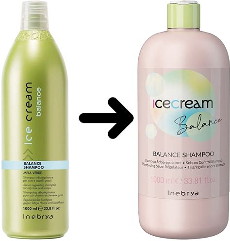 Inebrya Ice Cream Balance Shampoo Shampooing L Huile D Olive