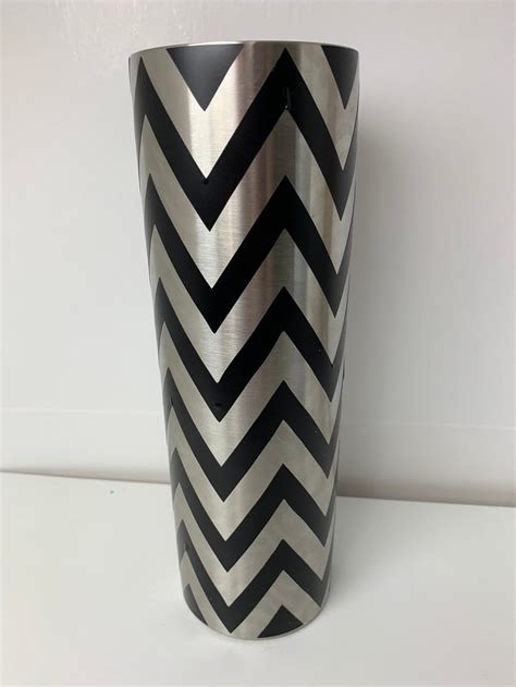 Chevron Full Wrap Svg For Oz Hogg Skinny Tumbler Etsy