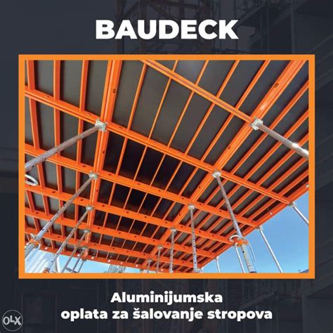 Nova Aluminijumska Oplata Za Ploce Baudeck Pulcevi I Oplate Olx Ba