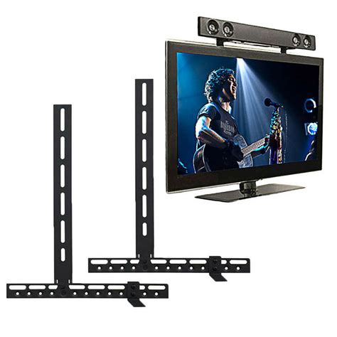 Sound Bar Bracket Tv Mount Above Under For Samsung Sony Adjustable Arm