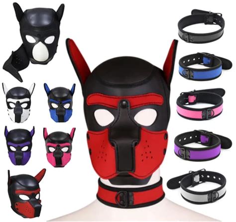 Masque De Chien De Jeu De Chiot Pour Femmes Et Hommes Masque En N Opr