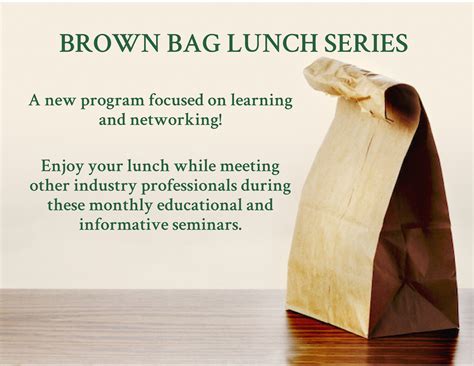 Brown Bag Lunch Series