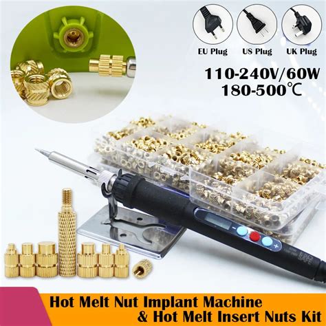 Brass Hot Melt Insert Nut Hot Melt Nut Implant Machine Copper Nut