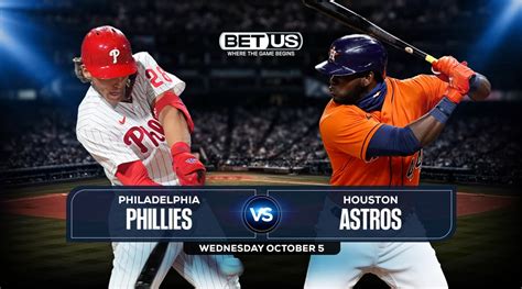 Phillies Vs Astros Oct Prediction Stream Odds Picks