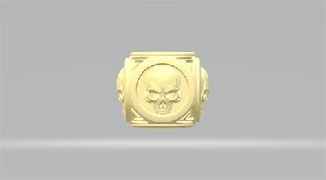 Skull Hexagonal Bead 3d Model 3d Printable Cgtrader