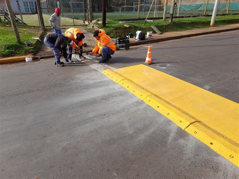 Posadas Se Instalaron Reductores De Velocidad En Distintos Puntos De