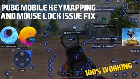 Fix Pubg Mobile Keymapping And Mouse Lock Issue In Gameloop Tgb 100