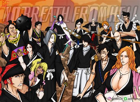 All New Gotei 13 Lieutenant Bleach By Kharisputra On Deviantart