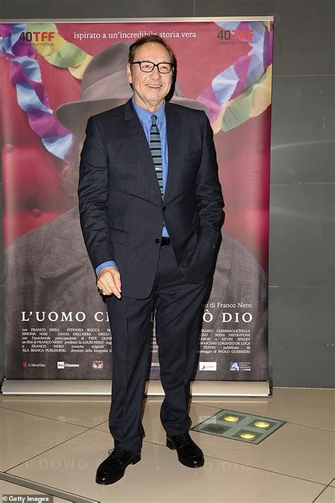 Kevin Spacey Seen At Event In Rome Italy In Promotion Of The Man Who Drew God Amid Sex