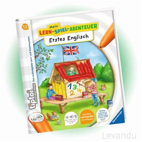 RAVENSBURGER Tiptoi Buch Mein Lern Spiel Abentuer Erstes Englisch