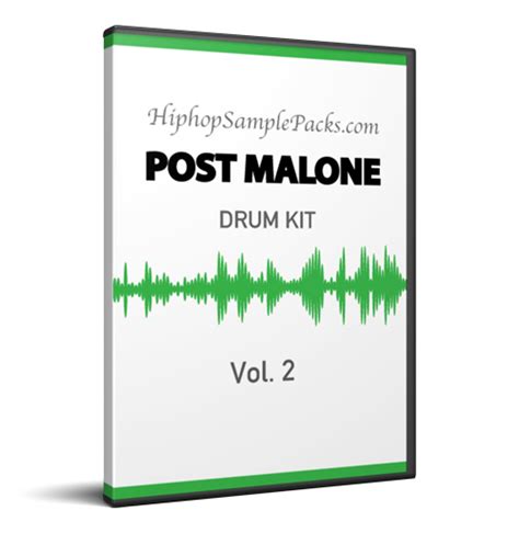 Post Malone DRUM KIT Vol 2 Hip Hop SAMPLE PACK TRAP 808 Wav FL Studio