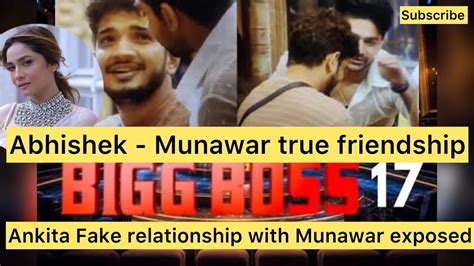 Biggboss 17 Abhishek Munawar True Friendship Ankita Exposed Viral