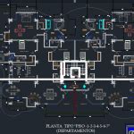 Apartment Building 7 Levels 2D DWG Design Plan For AutoCAD Designs CAD