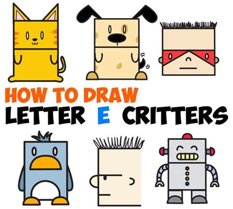 Today I Will Show You How To Draw A Bunch Of Cute Cartoon Characters