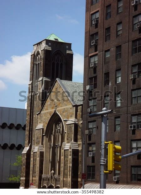 city streets church building  york stock photo  shutterstock