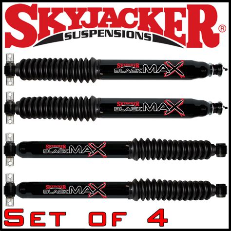 Skyjacker Black Max Front Rear Shocks Set For Jeep Cherokee