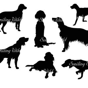 Irish Setter Silhouette Svg Clipart Cut Out File Irish Setter Printable Instant Download Dog ...