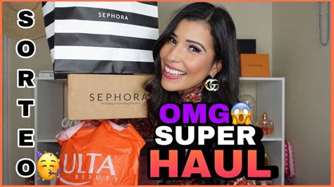 Super Haul De Maquillaje Sephora Ulta Y Sorteo Internacional Youtube