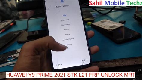 Huawei Y Prime Stk L Frp Unlock With Test Point Mrt Youtube