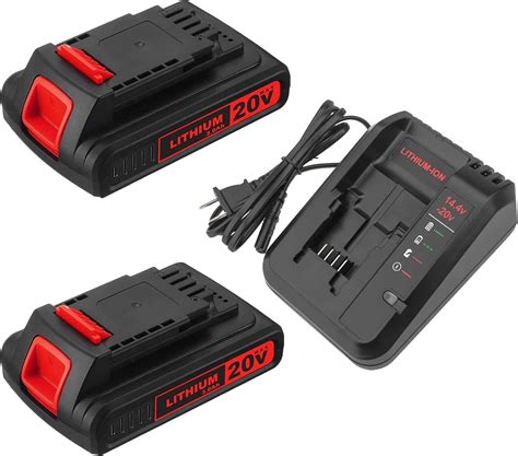 Packs Volt Ah Lbxr Replacement Battery And Charger Compatible