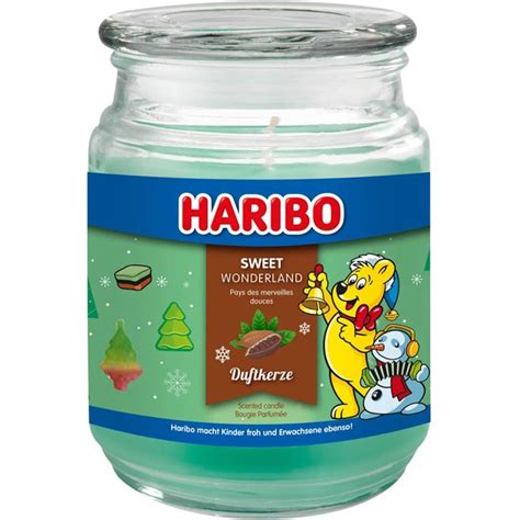 Haribo Christmas Scented Candle In Glass 510 G Sweet Wonderland