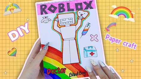 Paper Diy Blind Bag Unboxing Roblox Dentist Outfit Blind Bag