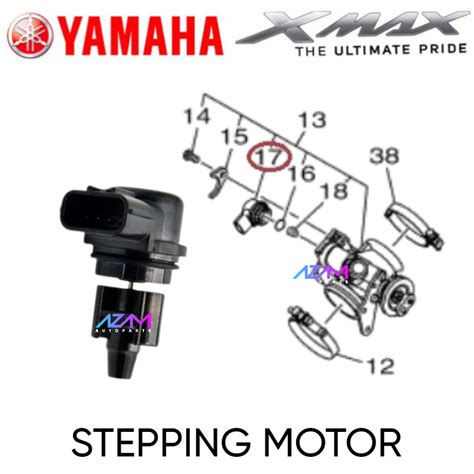 XMAX V1 V2 SENSOR ISC STEPPING MOTOR B74 H5801 01 ORIGINAL YAMAHA