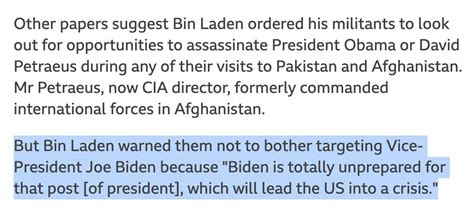 Tom Harwood On Twitter Osama Bin Laden Wanted To Assassinate Barack Obama And Make Unprepared