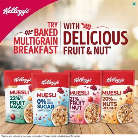 Kelloggs Muesli With 0 Added Sugar 500g GoRevizon