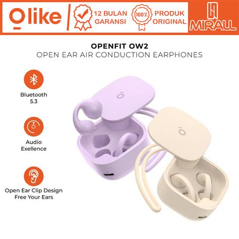 Jual Olike Ow2 Openfit Tws Bluetooth Headset Earphone Open Ear Original Shopee Indonesia